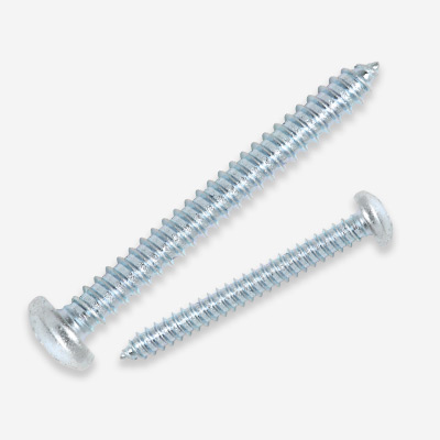 Self tapping screws, Pan head, sharp point.